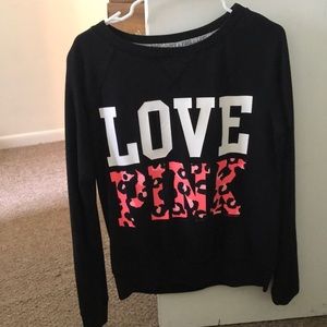 Pink long sleeve sweater
